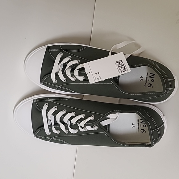 Brand new H&M Man's Essentials Canvas Sneakers Size 12 US. - Picture 6 of 6